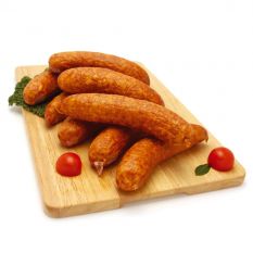 Chilled raw smoked sausages - 8x125g (non-halal)