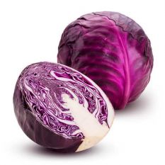Organic red cabbage - 600g/piece