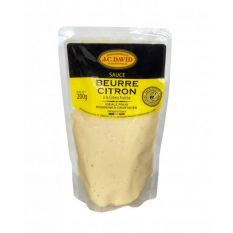 Heat-and-pour "Butter and Lemon" sauce, no colouring - 200ml - ideal with fish and crustaceans