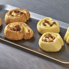 Pre-baked mini pains aux raisins "all-butter" Lenotre - 12 x 30g (frozen) / follow our cooking tip