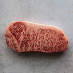 A5-grade Kagoshima wagyu beef striploin - (halal) (frozen) - price will be adjusted as per the final weight