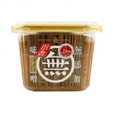 Brown miso paste / "maru-mu" mutenka miso inaka - 750g (halal)