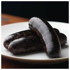 Chilled French black pudding with onions - 8 x 125g - 1 week lead time