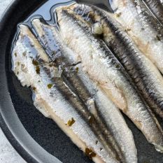 Cantabrian white anchovies in vinegar / boquerones en vinagre
