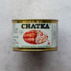 60% legs Russian Chatka King Crab in natural brine - 220ml net /185g net drained