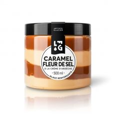 Artisanal salted caramel ice cream - 500ml - pure gluttony