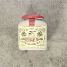 Pommery mustard in stone jar with wax 