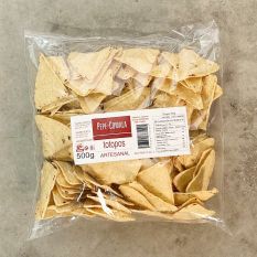 Artisanal corn tortilla chips - 500g - ideal for dipping !