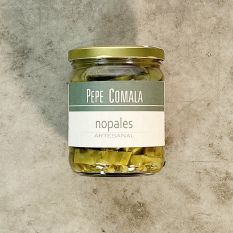 Artisanal pickled tender cactus nopales - 454g - 100% natural, a staple of Mexican cuisine