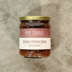Artisanal Mexican sauce or salsa roja - 445g - 100% natural, ideal with nachos, quesadillas or chilaquiles