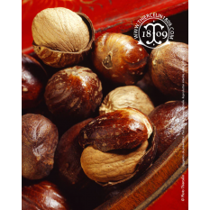 
Organic nutmeg whole nuts without shell - 300g
