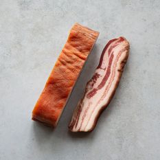 Chilled smoked pork belly 220 aed/kg - between 1.7 to 2.2kg (non-halal) - price will be adjusted as per final weight