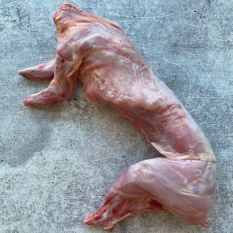 Whole headless rabbit 120 aed/kg - 1.3 to 1.5kg (halal) (frozen) - price will be adjusted as per final weight
