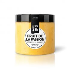 Artisanal passion fruit with a pinch of Sechuan pepper sorbet - 500ml 