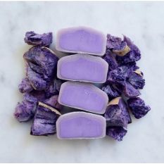 Purple sweet potato (Ube) mochi ice cream - set of 4 - vegan, no artificial sweetener or colouring