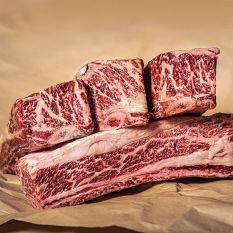 Chilled Wagyu beef short ribs bone-in MS 4/5 - 280 aed/kg - 3 to 4kg (halal) - price will be adjusted as per final weight