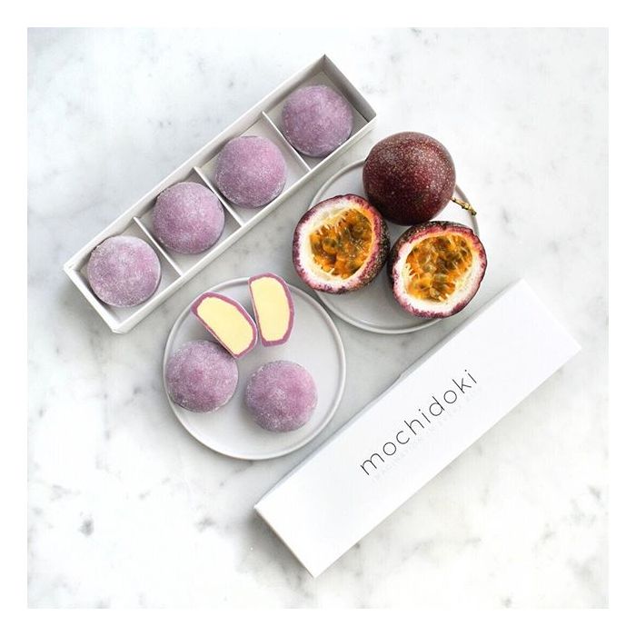NEW vegan passion fruit mochi ice cream set of pieces no