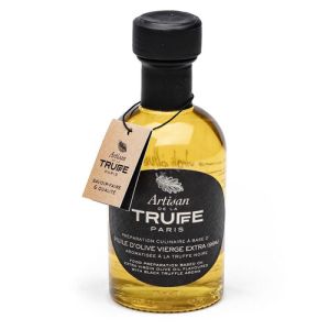 Extra virgin olive oil with black truffle aroma 