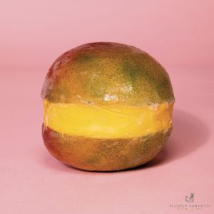 Frosted Kent mango sorbet - 730g per piece (frozen) - 100% vegan, 100% natural