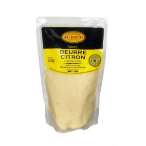 Heat-and-pour "Butter and Lemon" sauce, no colouring - 200ml - ideal with fish and crustaceans