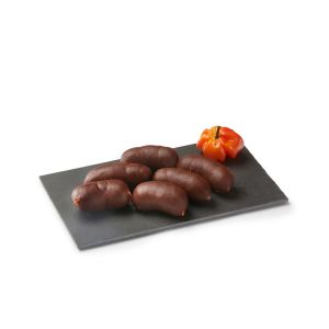 16 FEB. ARRIVAL  - Artisan West Indies style black pudding 100% French origin x 6 - 300g (non-halal)