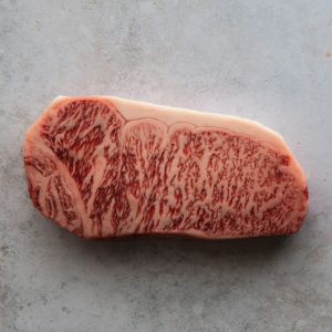A5-grade Kagoshima black haired wagyu beef striploin - (halal) (frozen) - price will be adjusted as per the final weight - Best Before 20 February 2024