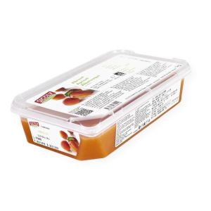 Frozen unsweetened apricot puree - 1kg - 100% natural, no preservative, no colouring, no added sugar