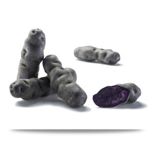 Vitelotte potatoes - 1kg ideal for colourful chips and puree