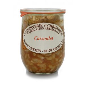 Ready-to-eat traditional artisanal gourmet cassoulet - 900g (non-halal) - 100% natural, no preservative