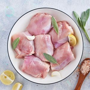 Corn-fed boneless skinless chicken thigh - 1kg (halal) (frozen) - price will be adjusted as per final weight