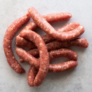 Raw Dutch milk-fed veal sausages 35g/piece - 5kg (halal) (frozen)