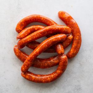Raw Australian beef chorizo sausages 45g/piece / 22 pieces per pack - (halal) (frozen)