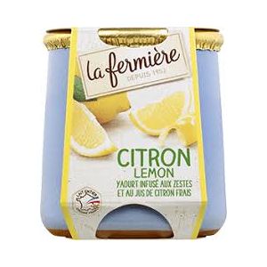 Whole milk lemon yogurt - 140g - EXPIRY 22.05
