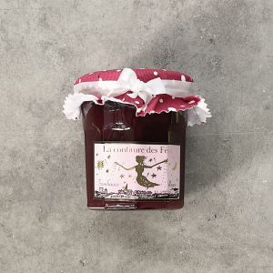 Fairies' marmalade raspberry with rose petals 100% natural, no preservative, no flavoring - 220g 