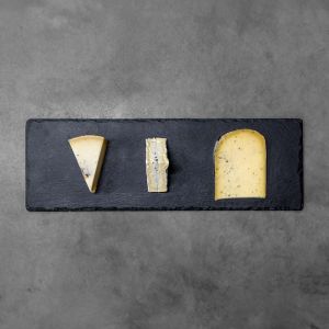 Gourmet truffle cheese box - 600g - brie with truffle, gouda with truffle, pecorino with truffle