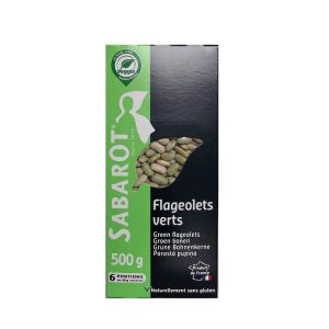 Green flageolets 500g
