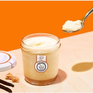 Artisan vanilla with caramel flan - 110g - no preservative, no thickener