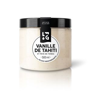 Artisanal vanilla ice cream with tonka bean - 500ml