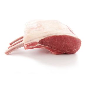 Chilled grass-fed lamb rack French cap on 8 ribs 190 aed/kg - 1.4/1.6kg (halal)