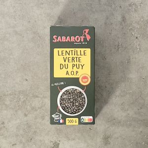 AOP Dry green lentils du Puy - 500g