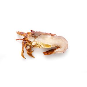 Canadian raw half split rock lobster / spiny lobster - 250g (frozen)
