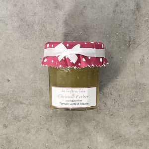 Alsatian green tomato jam - 100% natural, no preservative, no flavoring - 220g - delicious with goat cheese