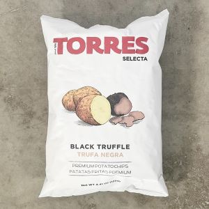 Gourmet potato crisps with black truffle - 125g