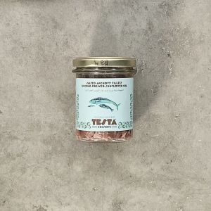 Salted anchovy fillet in organic cold pressed sunflower oil - 200g