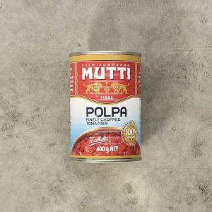 Mutti 100% Italian finely chopped tomatoes - 400g