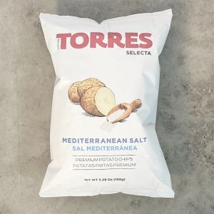 Gourmet potato crisps/chips with Mediterranean salt - 150g