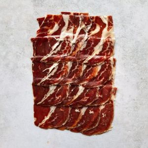 Pata Negra, hand-cut slices of Iberian ham Jabugo aged 36 to 48 months - 100g (non-halal)