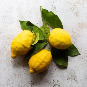 Lemon with leaves from Amalfi coast - 500g - huge juicy lemons with intense aroma