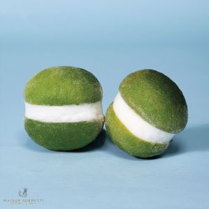 Frosted lime sorbet - 100g x 4 pieces (frozen) - 100% vegan, 100% natural