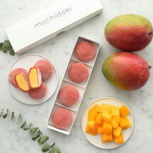 NEW mango mochi ice cream - set of 4 - no artificial sweetener or colouring